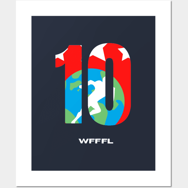 WFFFL 10th Anniversary Wall Art by World's Finest Fantasy Football League